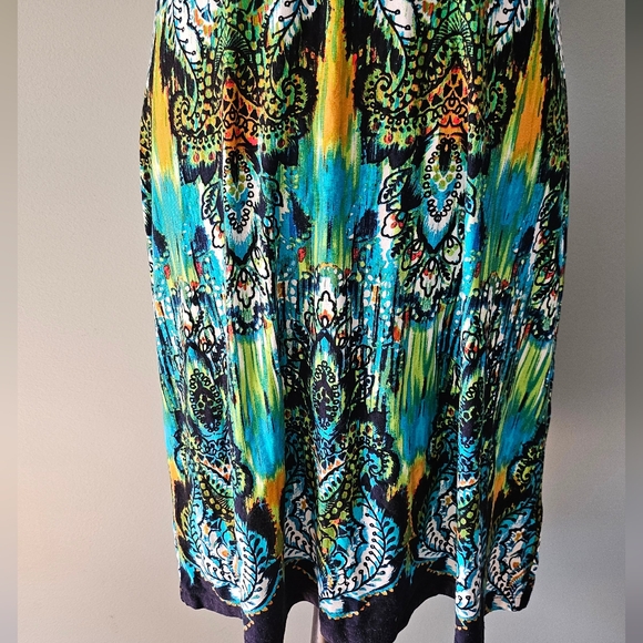 NWT Spense Women's Paisley Pattern Style  Petite Dress Size 10 - Picture 3 of 9